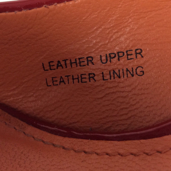 ❌SOLD❌ VIA SPIGA Red 100% Patent Leather Peep Toes - Picture 5 of 6